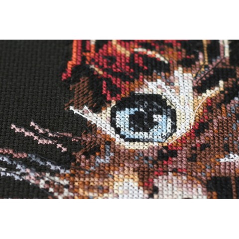 Набір для вишивання хрестиком "Пушистик" AH-062 30х35 см