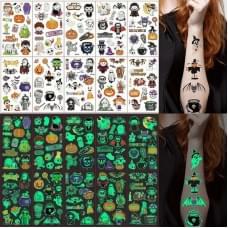 Набір тимчасових тату "Halloween glow №2" kids-tatto-halloween-g2