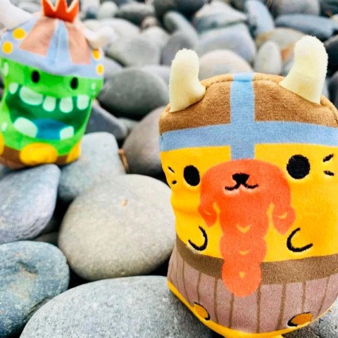 М'яка іграшка 2 в 1 Котик і огірочок Вікінги Cats Vs Pickles CVP2200-1