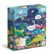 Дитячий пазл Шукай та знаходь "Країна динозаврів" DoDo Toys 300669, 100 елементів