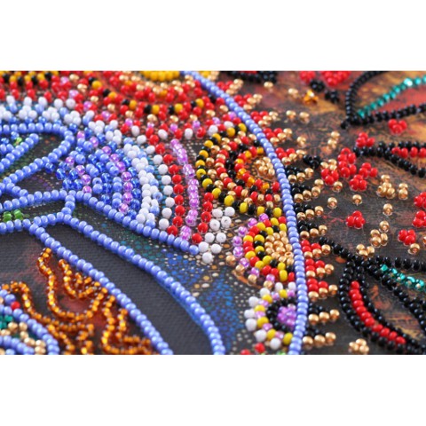 Набір-міді для вишивання бісером "Хамелеон" AMB-034 20х20 см