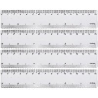 Лінійка прозора Bambi 8815 пластикова, 15 см