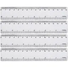 Лінійка прозора Bambi 8815 пластикова, 15 см