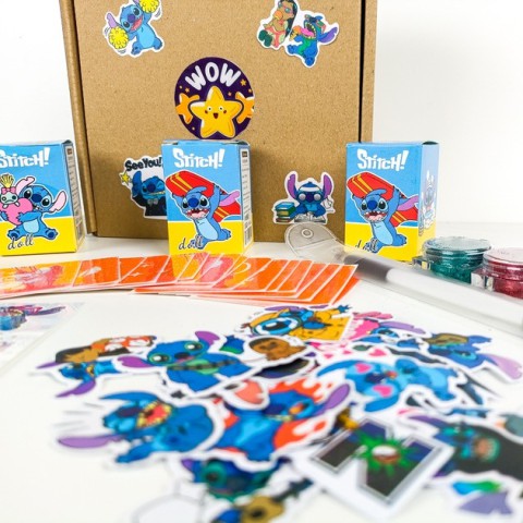 Набір для біо-тату "Wow Box Стіч " від Fresh Tattoo wow-box-stich-3 для 3 дітей