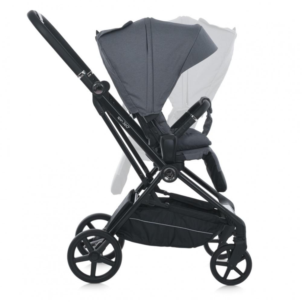 Дитяча коляска прогулянкова SPIN 360 ME 1138 Stone Gray