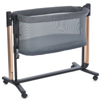 Ліжечко-манеж NOA ME 1125-G Dark Gray сірий