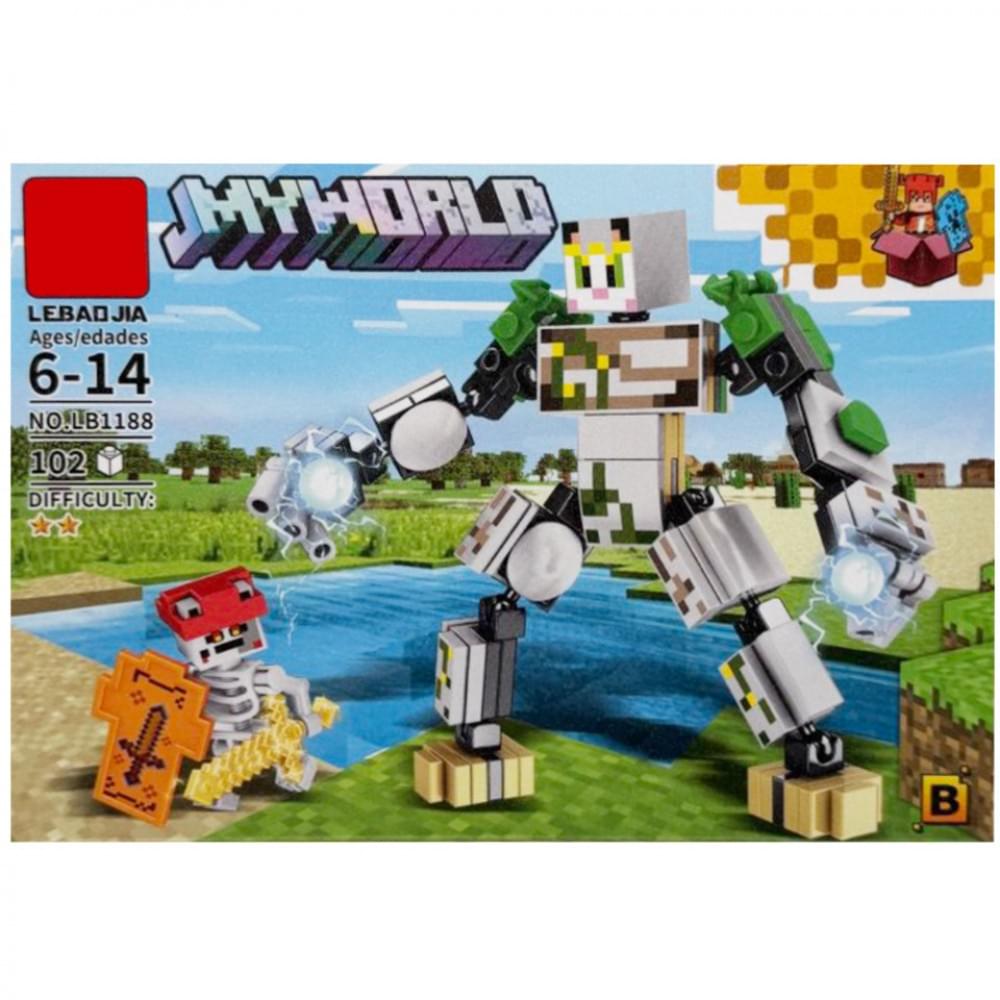 Дитячий конструктор "Minecraft" LB1188-B 102 деталі