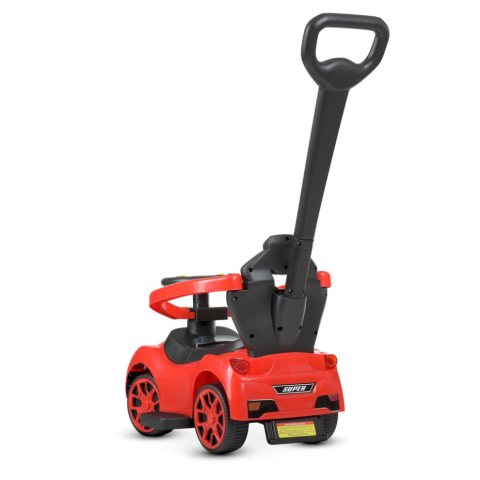 Дитяча каталка-толокар з батьківською ручкою M 4741-3 музика, світло