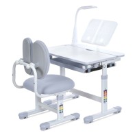 Парта учнівська M 6136-11 підставка для книги, лампа