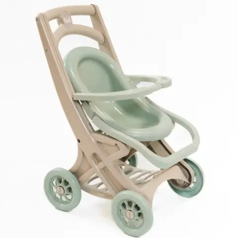 Коляска для ляльок з шезлонгом 0122/01eco бірюзовий