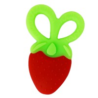 Прорізувач силіконовий Полуниця MGZ-0408-3 рифлена поверхня