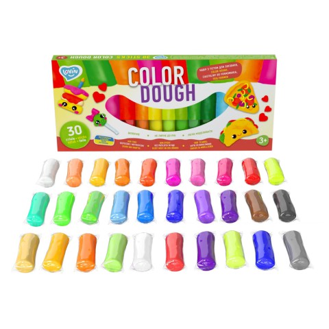 Набір для ліплення з тістом Color Dough 41205, 30 стиків