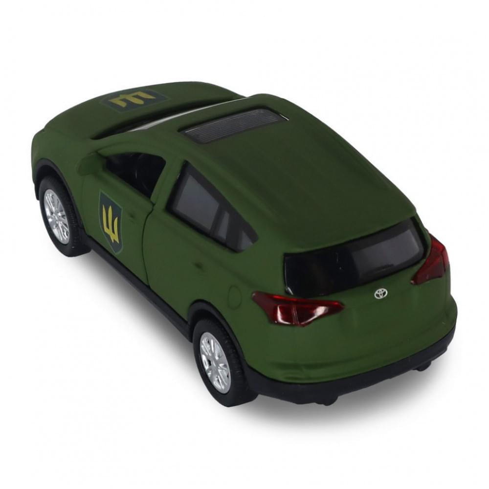 Автомодель серії "Шеврони Героїв" Toyota RAV4 "Сухопутні війська ЗСУ" TechnoDrive KM6198M2