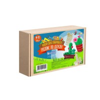 Набір дитячої творчості Розпис по дереву "Магніти-кактуси" РД-009