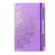 Записна книжка "Мандала Пурпурний колір" 20204-KR в крапку, м'яка обкладинка, 96 аркушів