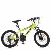 Велосипед підлітковий MTB2001-4, 20 дюймів, салатовий