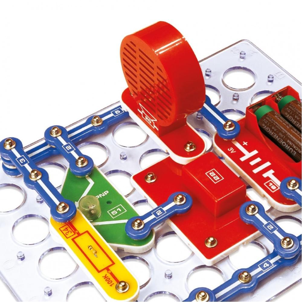 Електронний конструктор "Перші кроки в електроніці" DOKA D70710 набір В, 15 схем, звук та світло