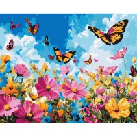 Картина за номерами "Весняне поле" BS54234, 40х50 см