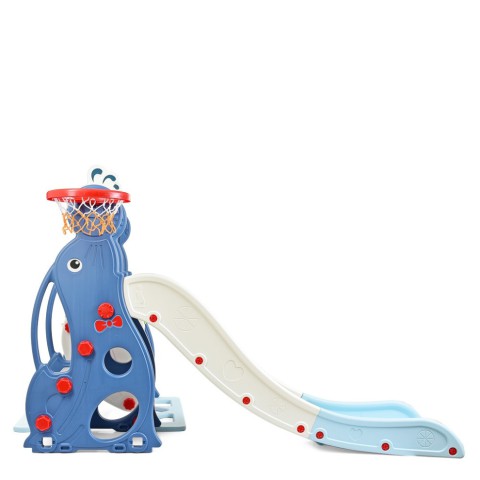 Дитяча гірка-гойдалка WM19020-4 кільце баскетбольне