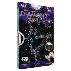 Комплект креативної творчості "DIAMOND ART" DAR-01, 10 видів Балерина