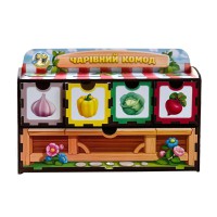 Дерев'яна настільна гра "Рахунок -1" Ubumblebees (ПСД069) PSD069 сортер-комодик