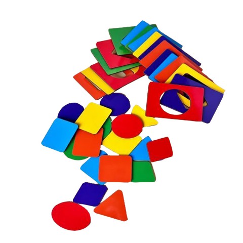 Вкладиші Дошки Сегена "фігури, кольори" (ПСД212) PSD212