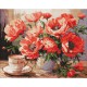 Алмазна мозаїка "Букет з маками" AMO7988, 40х50 см