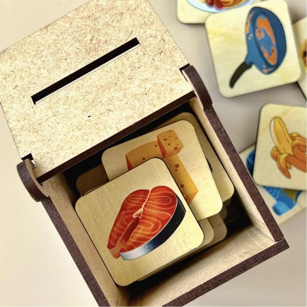 Дерев'яна настільна гра "Побутова техніка" Ubumblebees (ПСД001) PSD001 сортер-комодик