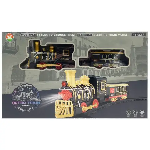 Дитяча іграшкова "Залізна дорога" 699-65A світло, звук