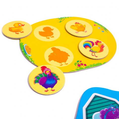 Дитяча настільна гра "Ферма 3 в 1" VT2901-03 укр. мовою