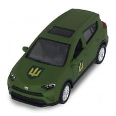 Автомодель серії "Шеврони Героїв" Toyota RAV4 "Сухопутні війська ЗСУ" TechnoDrive KM6198M2