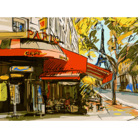 Картина за номерами. Art Craft "Мальовничий Париж" 40 * 50 см 11209-AC