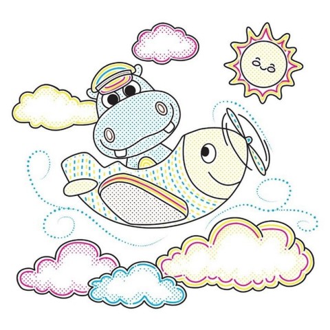 Дитяча книжка-розмальовка "На перегонах" 1806010, 12 сторінок