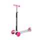 Самокат дитячий 3-х колісний SC25103(Pink) колеса зі світлом
