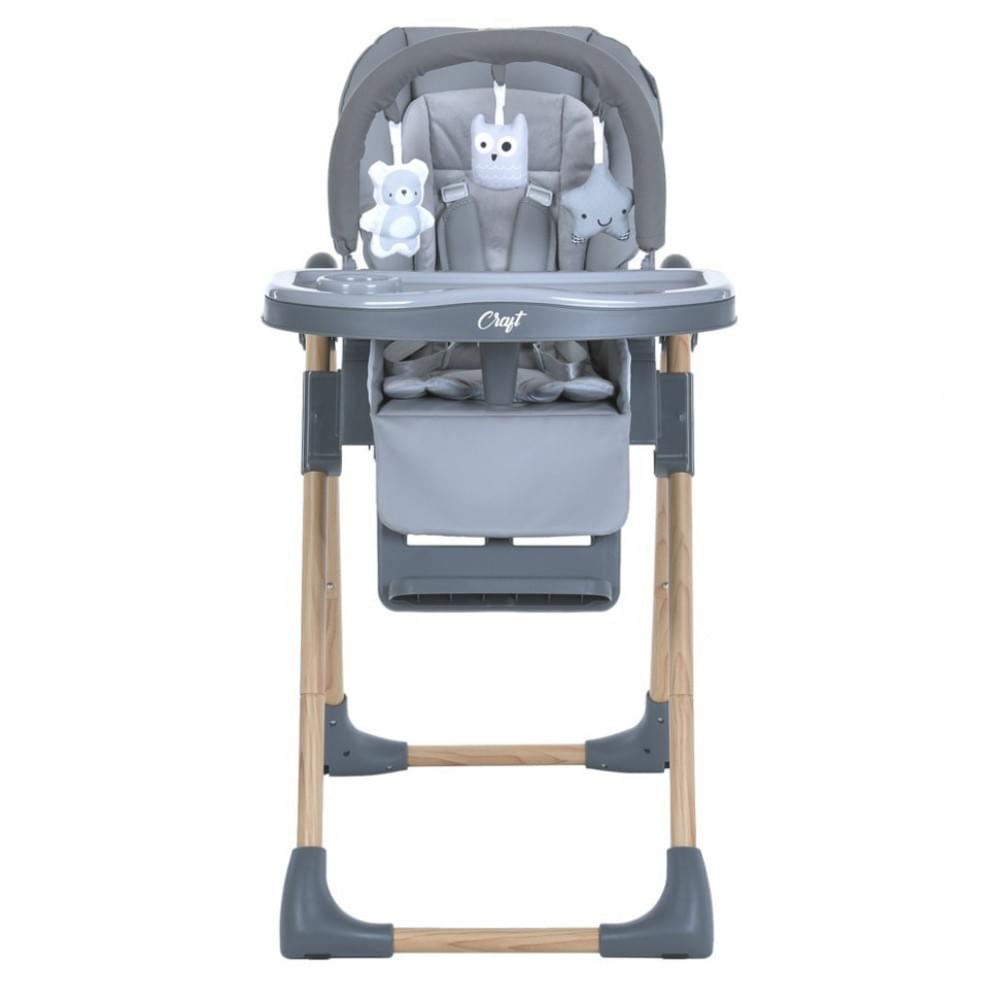 Стільчик для годування CRAFT ME 1115-W Gray, до 15 кг