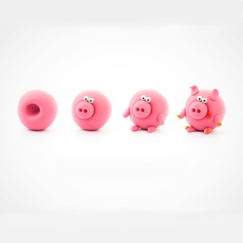 Набір самозатвердіючого пластиліну Порося ЛІПАКА 30045-UA01