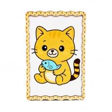 Дитячий набір для розпису по дереву "Котик" Puz-22980 формат А5