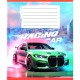 Зошит учнівський "Авто в диму" 036-580051L-3 у лінію, 36 аркушів (959057)