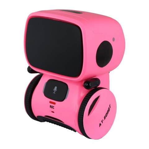 Дитяча іграшка "Інтерактивний робот" AT001-04-UKR рожевий, з голосовим керуванням
