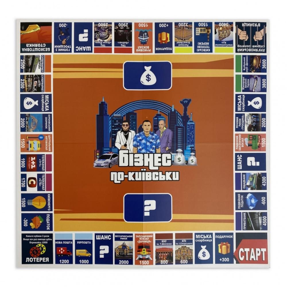 Настільна гра "Монополія Бізнес по-Київськи" PLR-0028