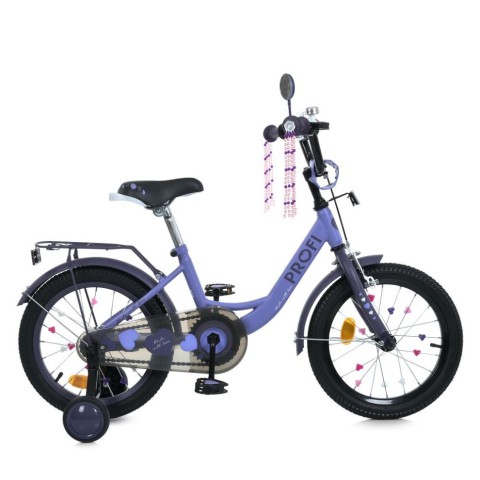 Велосипед дитячий MB 16043-1 колеса 16 дюймів, фіолетовий