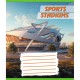Зошит учнівський "Стадіон" 018-540260L-3 у лінію, 18 аркушів (959054)