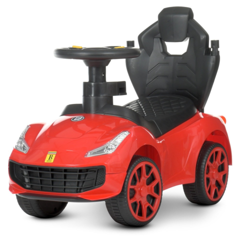 Дитяча каталка-толокар з батьківською ручкою M 4741-3 музика, світло