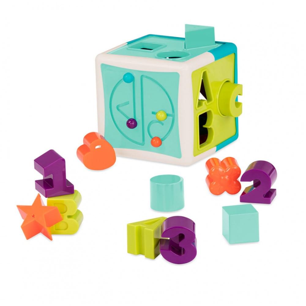 Розвиваюча іграшка-сортер Розумний Куб Battat Lite BT2577Z 12 форм
