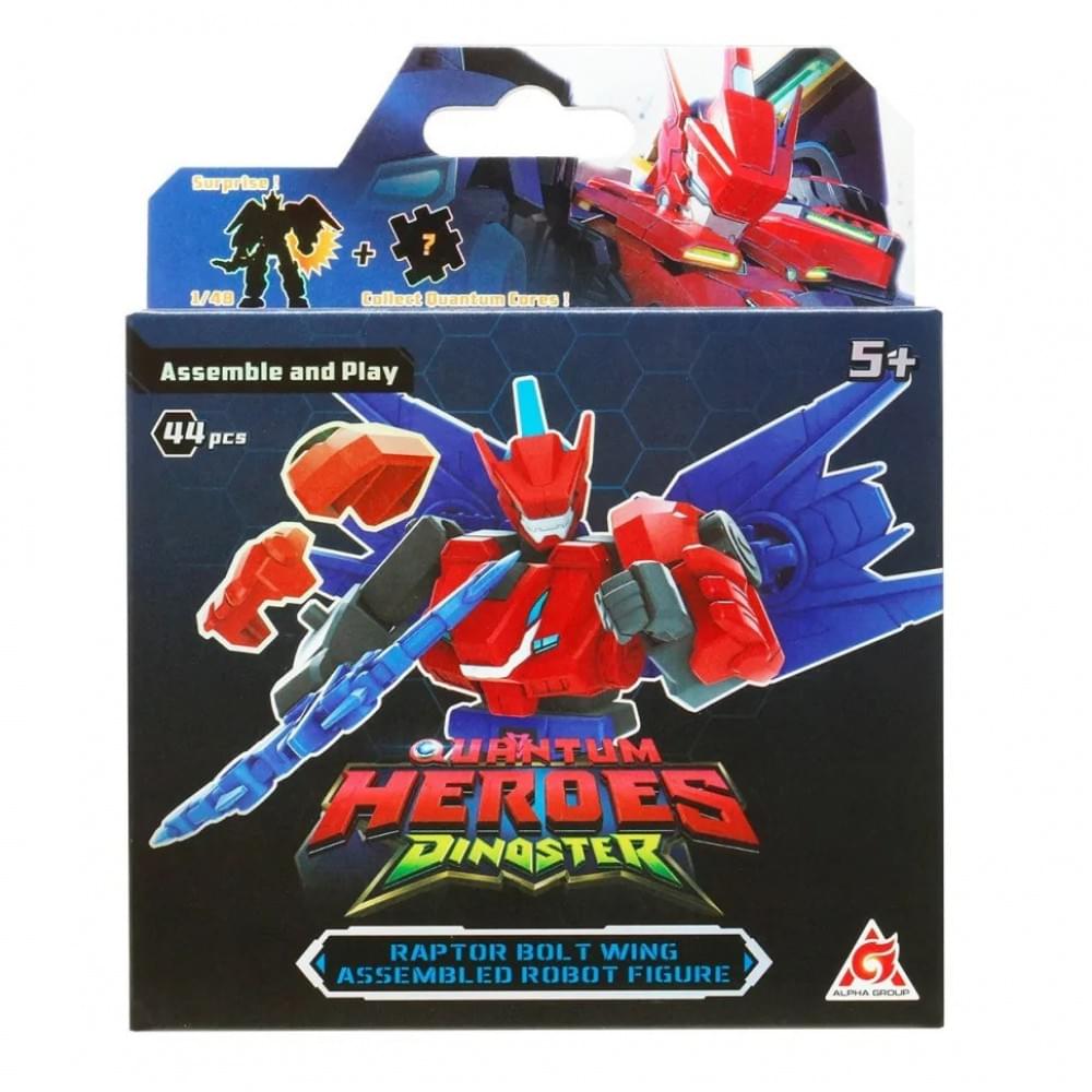 Дитячий робот-конструктор "Раптор Болт Вінг" Dinoster EU580881A-6, 45 деталей