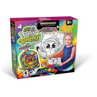 Комплект креативного творчості My Color BagPack CBP-01 рюкзак-розмальовка СовавШапке