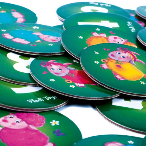 Дитяча настільна гра "Спритні вівці схопи 10-ку!" VT8033-07, 99 фішок