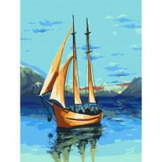 Картина за номерами "Романтика моря" ©art_shprota Ідейка KHO2768 30х40 см