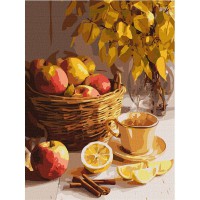 Картина за номерами "Кошик натхнення" ©art_selena_ua KHO5751, 30х40 см