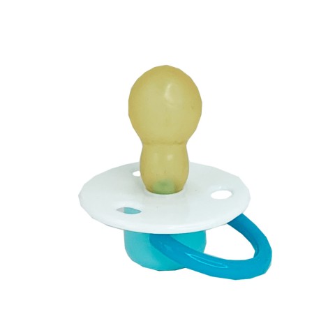 Дитяча пустушка латексна MGZ-0515(Turquoise) кругла